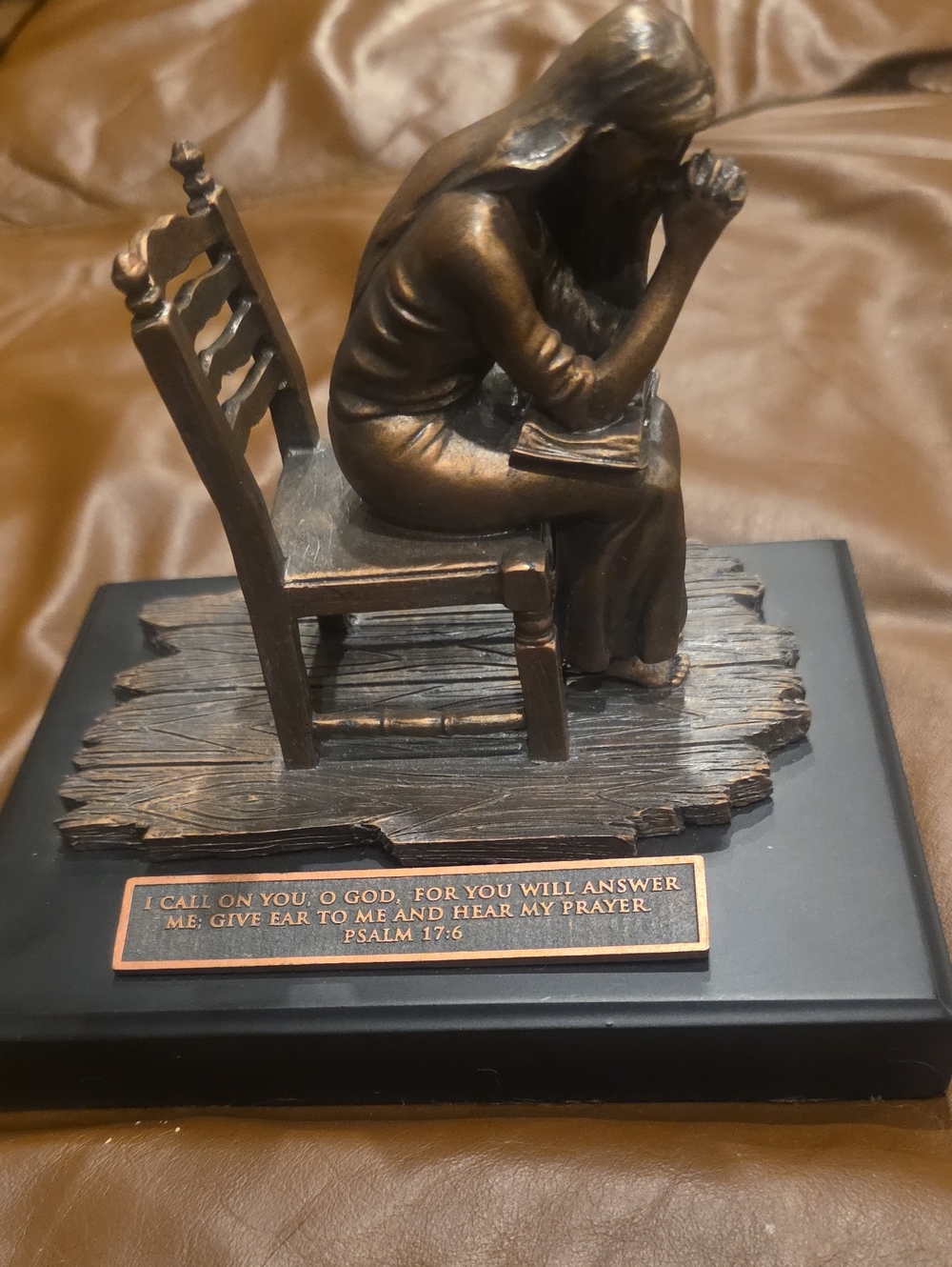 Lighthouse Christian Products Bronze Like Finish Praying Woman